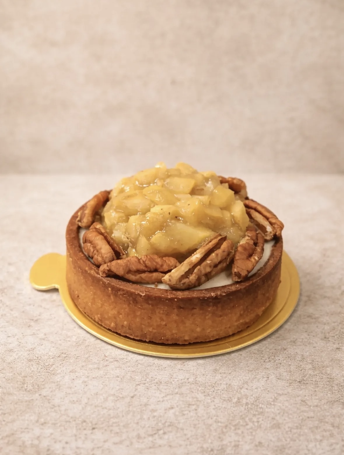 Tarta de manzana con nuez